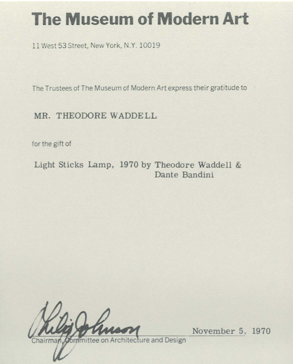 The Museum of Modern Art permanent display